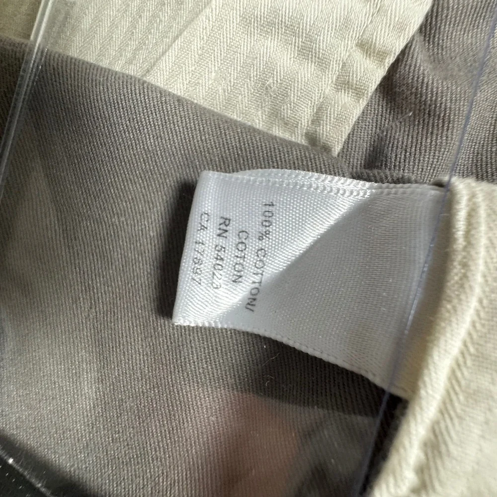Banana Republic Dawson Chinos Mens 36x32 Grey Straight Leg Cotton Twill Pants